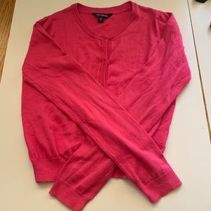 Pretty pink button up cardigan